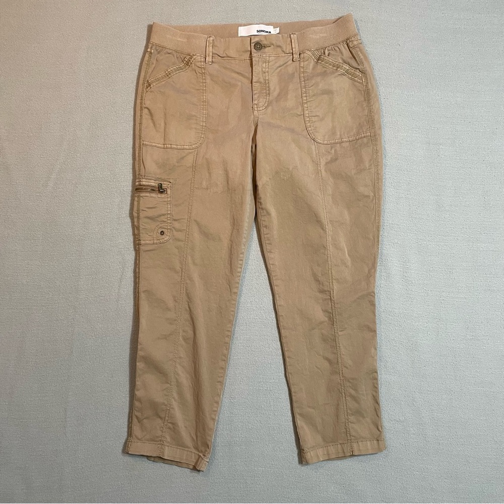 Sonoma Goods for Life Cropped Utility Pants Sz 12